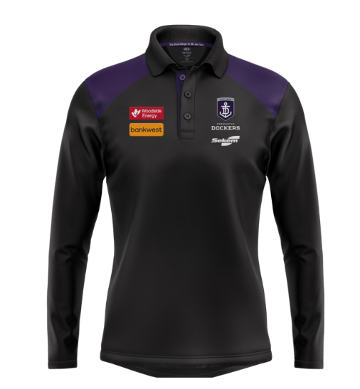 Fremantle Dockers Long Sleeve 2026 Polo