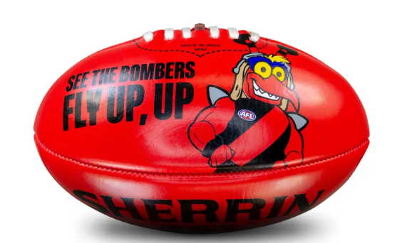 Essendon Bombers Team Mascot Sherrin Ball