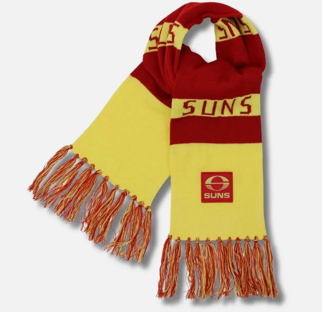 Gold Coast Suns Traditional Scarf New Logo