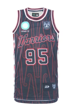 New Zealand Warriors 2026 Te Arahi Indigenous Basketball Singlet