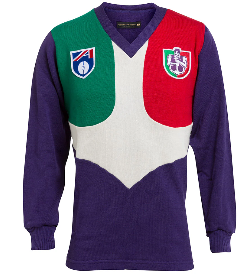 Fremantle Dockers Wool Long Sleeve Vintage Jumper