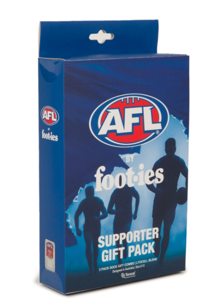 Carlton Blues 2 Pack Sock and Keyring Gift Pack