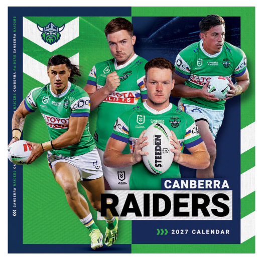 Canberra Raiders 2027 Calendar