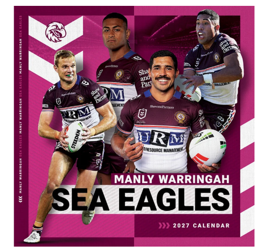 Manly Sea Eagles 2027 Calendar