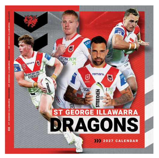 St George Illawarra  Dragons 2027 Calendar