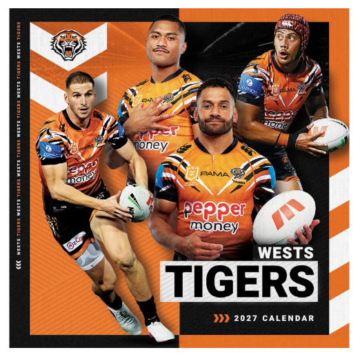 West Tigers 2027 Calendar