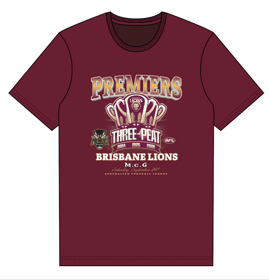 Brisbane Lions 2026 Premiers Tee