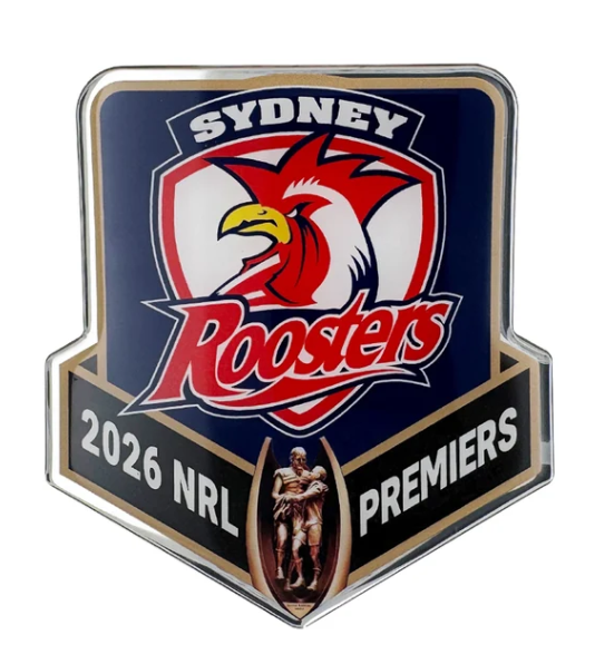 Sydney Roosters 2026 Premiers Car Decal