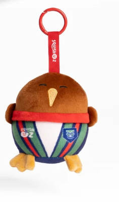 NRL Squishoz Minee New Zealand Warriors- Kiwio The Kiwi