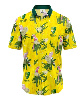 Cricket Australia "Flamin Galah" Hawaiian Shirt