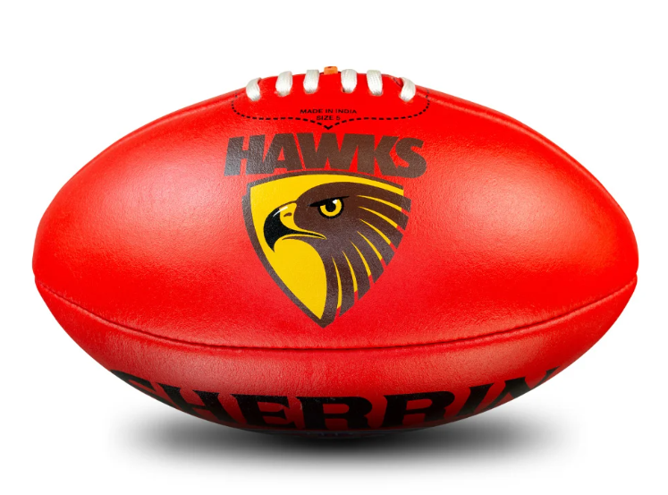 Hawthorn Hawks Club Leather Sherrin Football