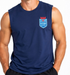 New South Wales Blues Banner Circle Muscle Tee