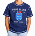 New South Wales  Blues Contrast Stitch Youth Tee