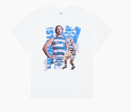 Geelong Cats Youth Player Tee - Tom Stewart