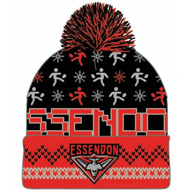 Essendon Bombers Winter Wonderland Beanie