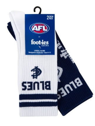 Carlton Blues Logo Sneaker Socks - Pack Of 2