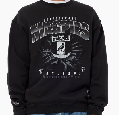 Collingwood Magpies Mitchell & Ness Hard Nut Crew