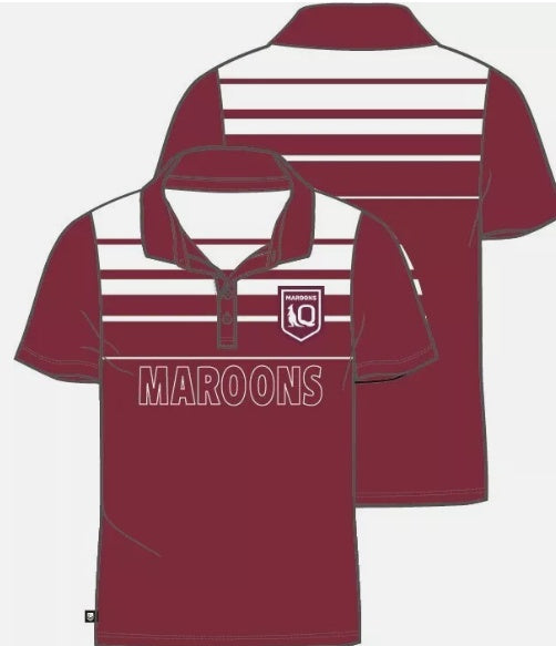 Queensland Maroons Sublimated Polo