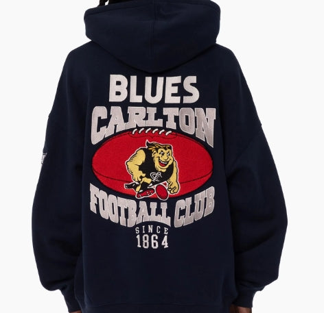 Carlton Blues Mitchell & Ness Team Hoodie