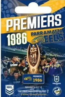 Parramatta Eels 1986 Premiership Trophy Pin