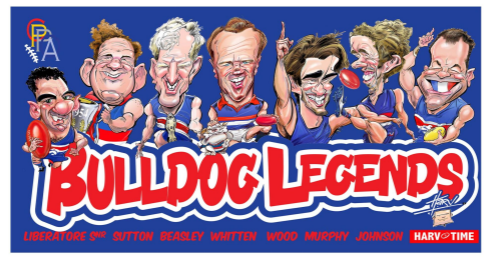 Football Legends Caricature Can Cooler