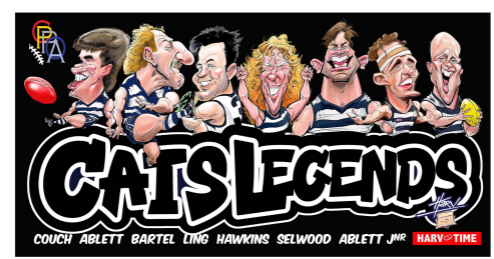 Football Legends Caricature Can Cooler