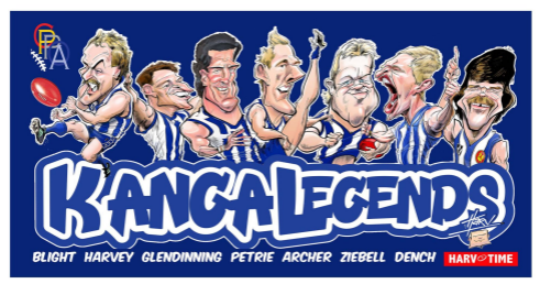 Football Legends Caricature Can Cooler