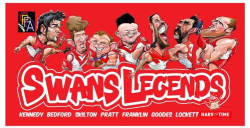 Football Legends Caricature Can Cooler