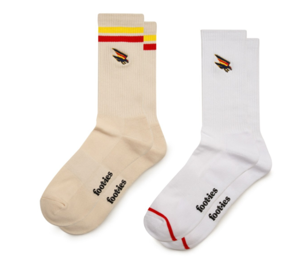 Adelaide Crows 2 Pack Sock and Keyring Gift Pack