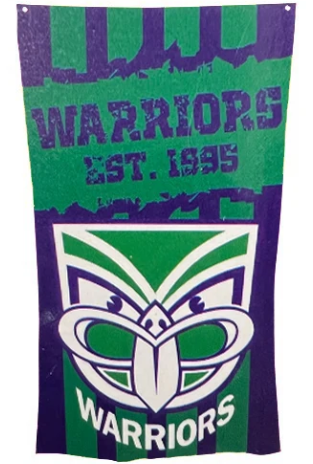 New Zealand Warriors Cape Flag