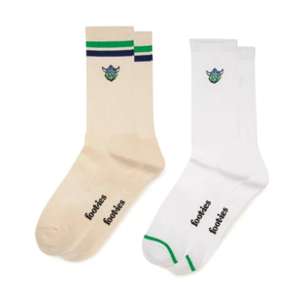 Canberra Raiders 2 Pack Sock and Keyring Gift Pack