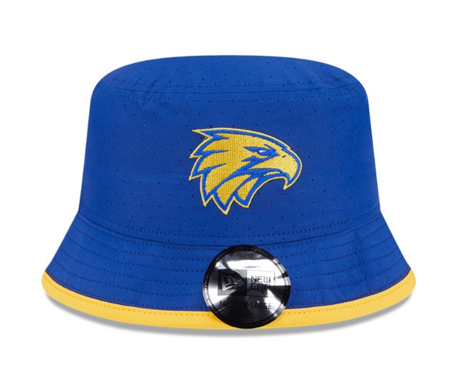 West Coast Eagles 2026 New Era Training Bucket Hat