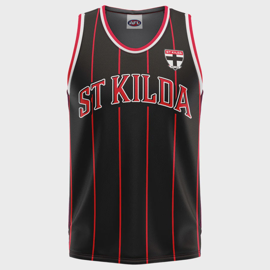 St Kilda Saints Adult Harlem Basketball Singlet