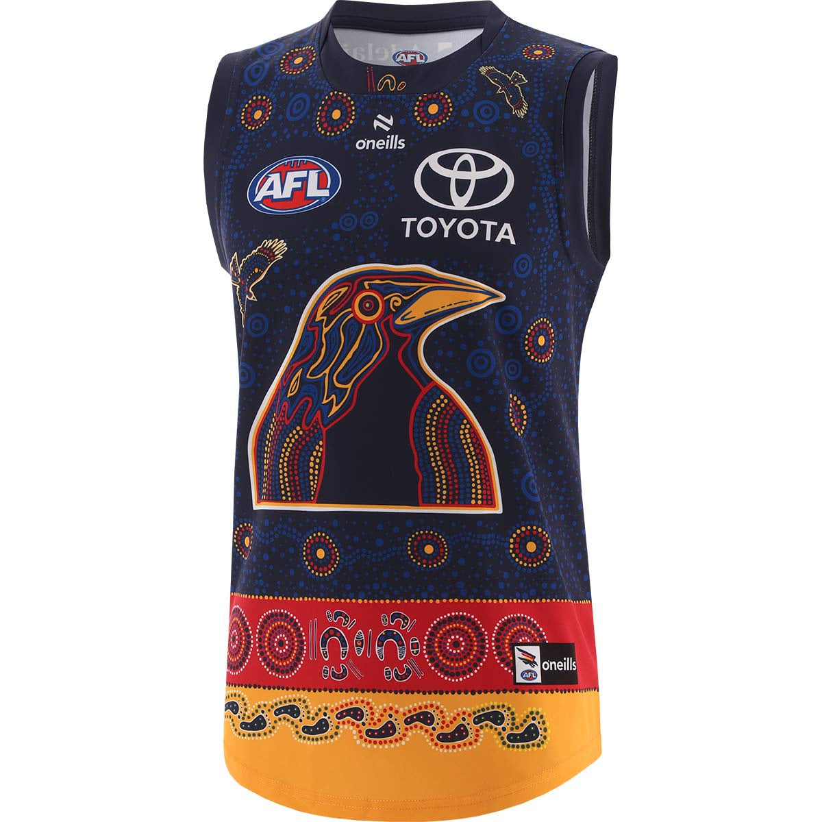 Adelaide Crows Youth 2025 Indigenous Guernsey- Navy