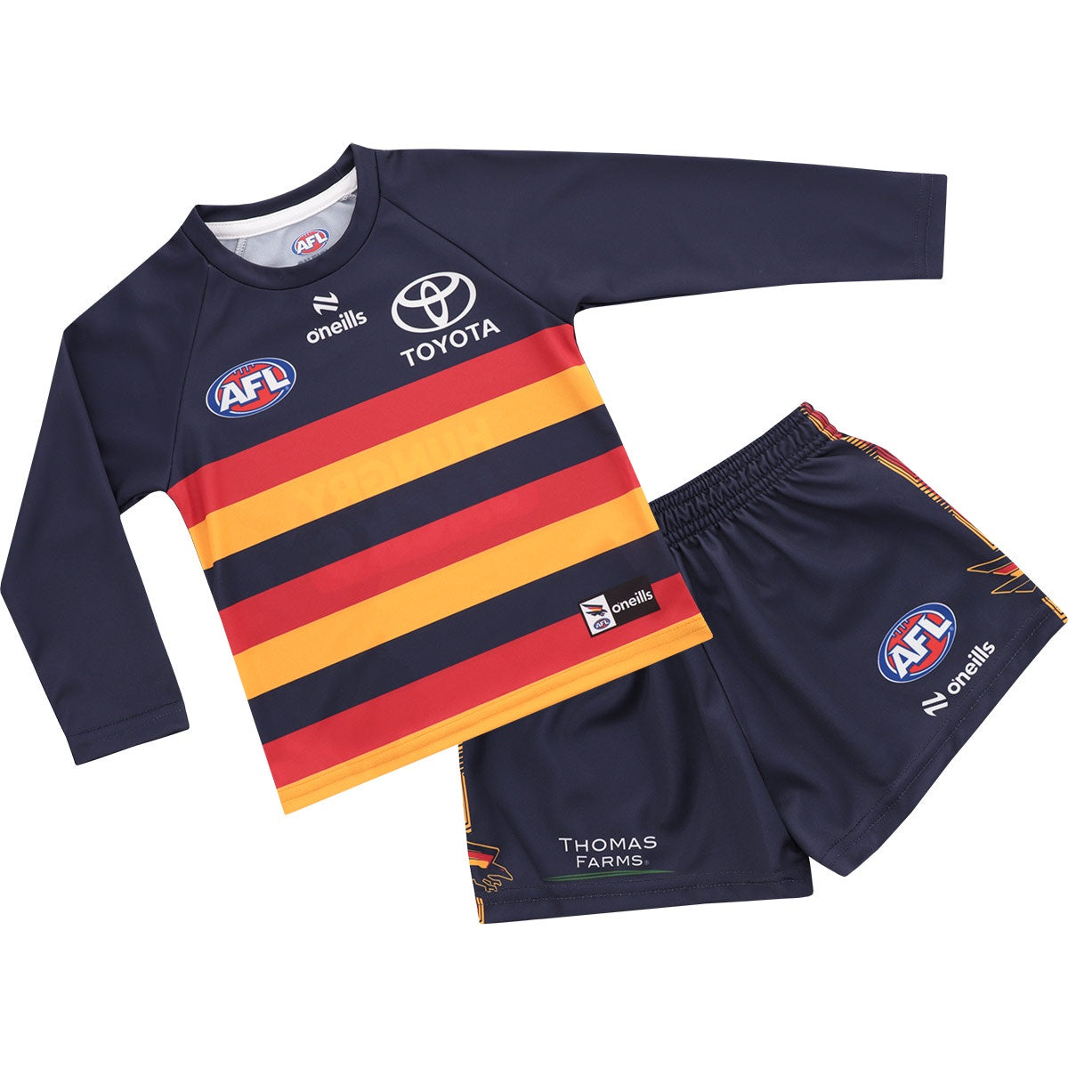 Adelaide Crows 2025 Toddler Guernsey And Shorts Set