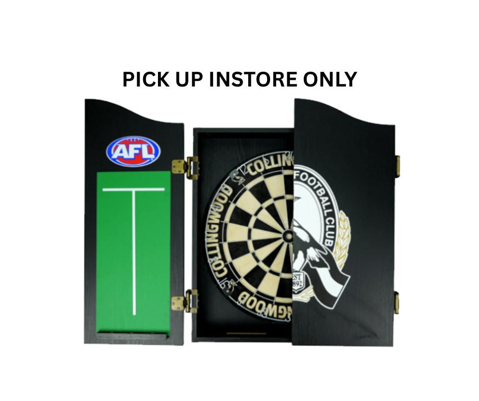 Collingwood Magpies Dartboard & Cabinet