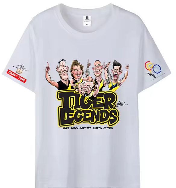 Richmond Tigers Legends Caricature T-Shirt