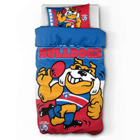 Western Bulldogs Single Quilt Cover