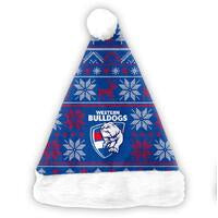 Western Bulldogs Santa Hat