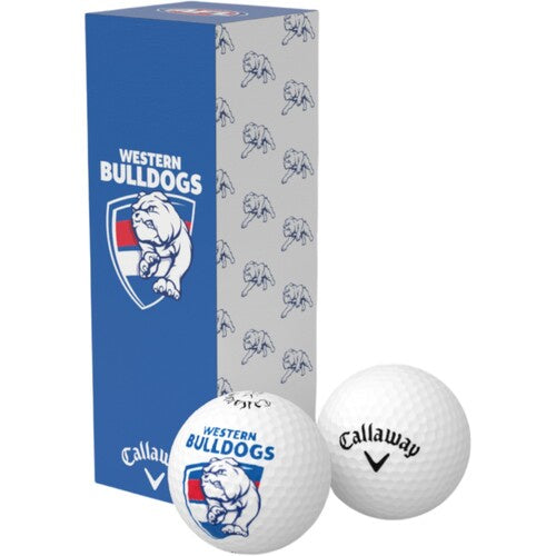 Western Bulldogs Golf Balls - 3 pack