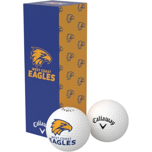 West Coast Eagles Golf Balls - 3 pack