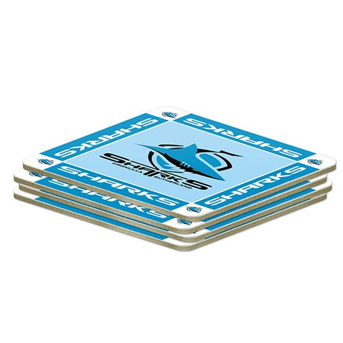 Cronulla Sharks Set Of 4 Coasters
