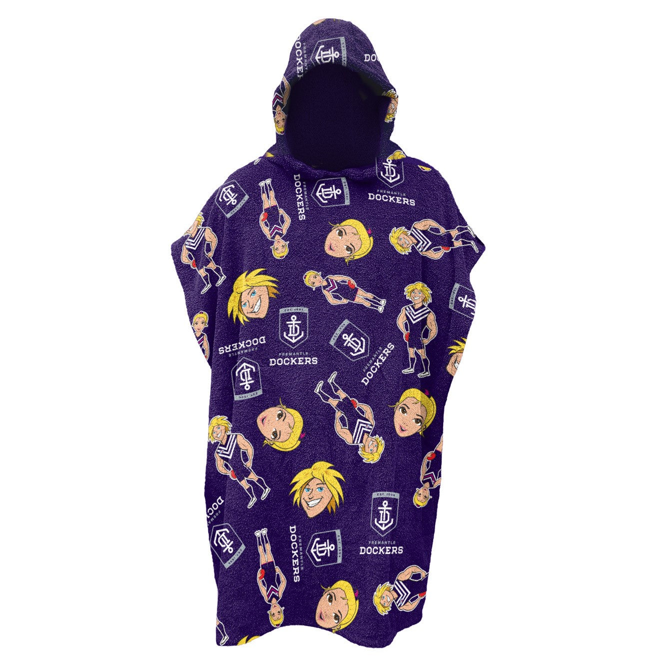 Fremantle Dockers Youth Hooded Beach Towel