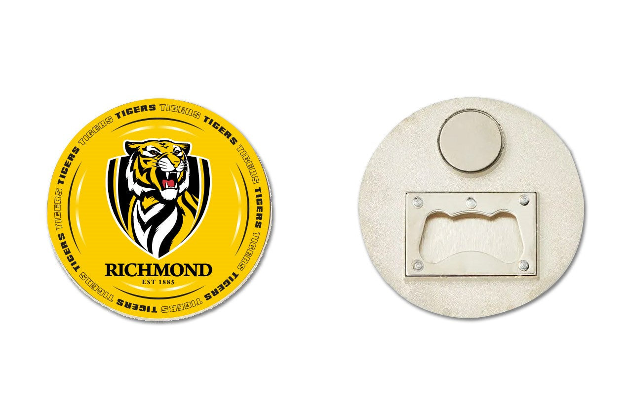 Richmond Tigers Bottle Opener Magnet