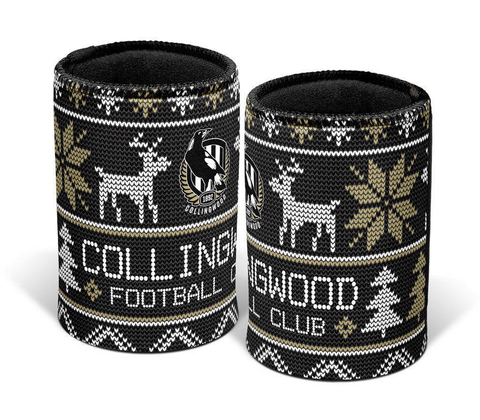 Collingwood Magpies Christmas Can Cooler
