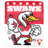 Sydney Swans Coral Fleece Rug