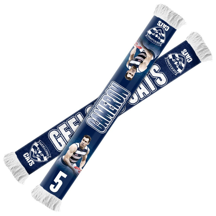 Geelong Cats Player Scarf - Jeremy Cameron