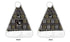 Collingwood Magpies Santa Hat