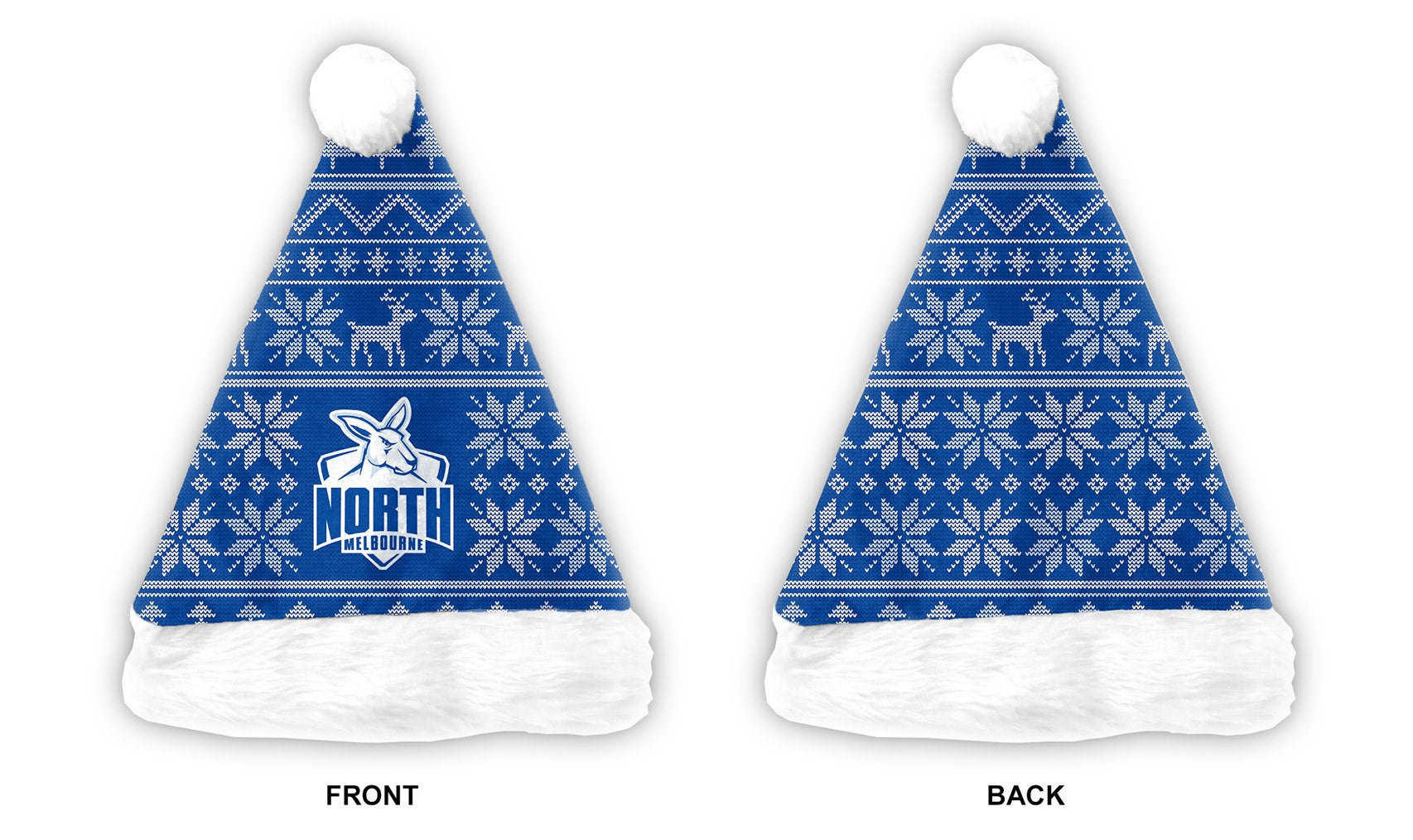 North Melbourne Kangaroos Santa Hat