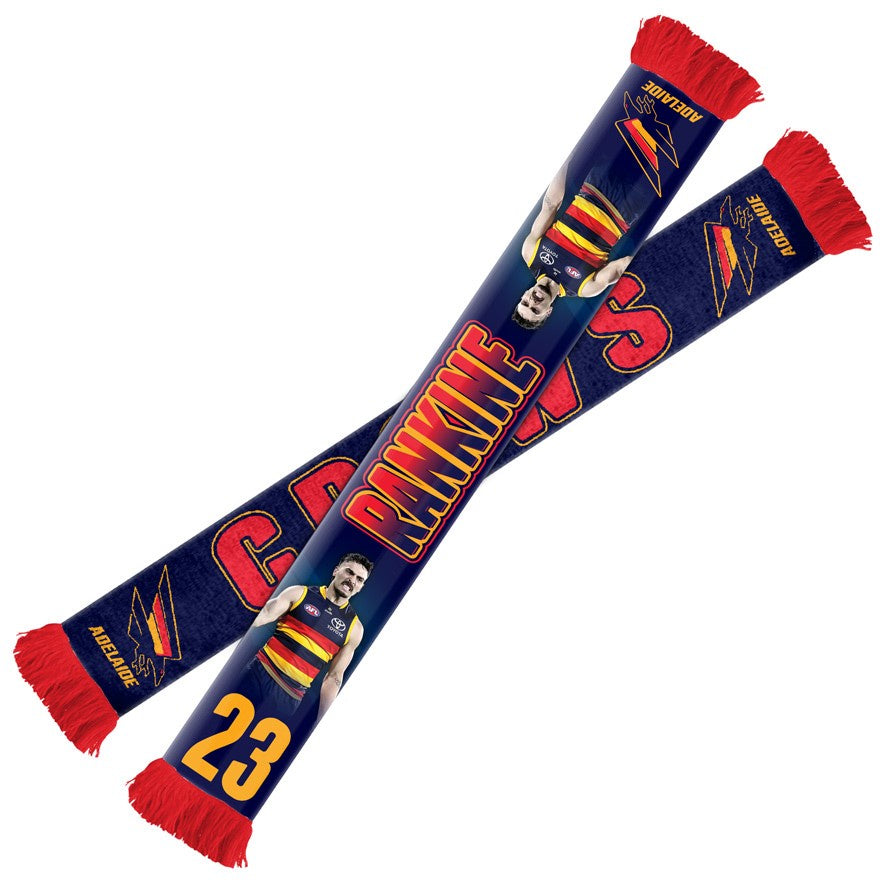 Adelaide Crows Player Scarf  - Izak Rankine